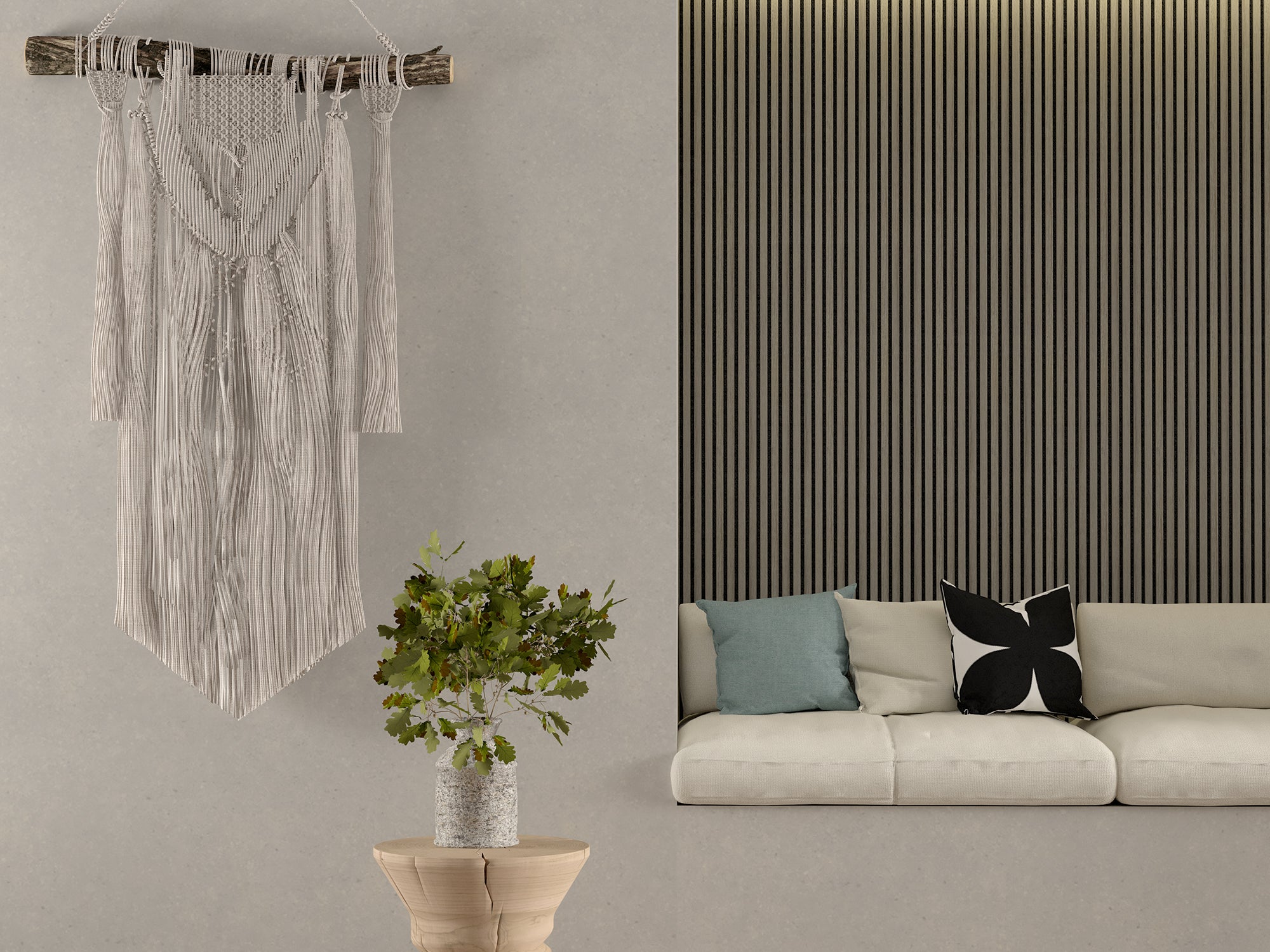 Grijs Eiken | Akoestisch Wandpaneel