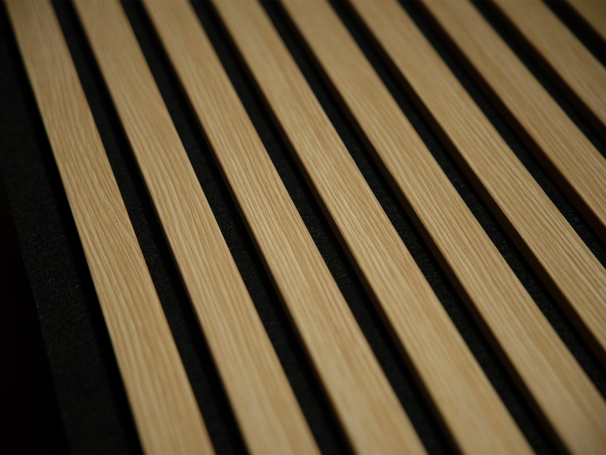 Chêne naturel | Élégant | Panneau mural acoustique