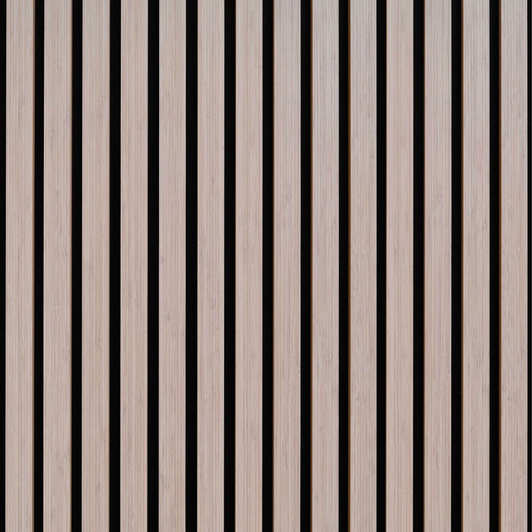 Panneau mural acoustique Gray Line Bamboo | ECO