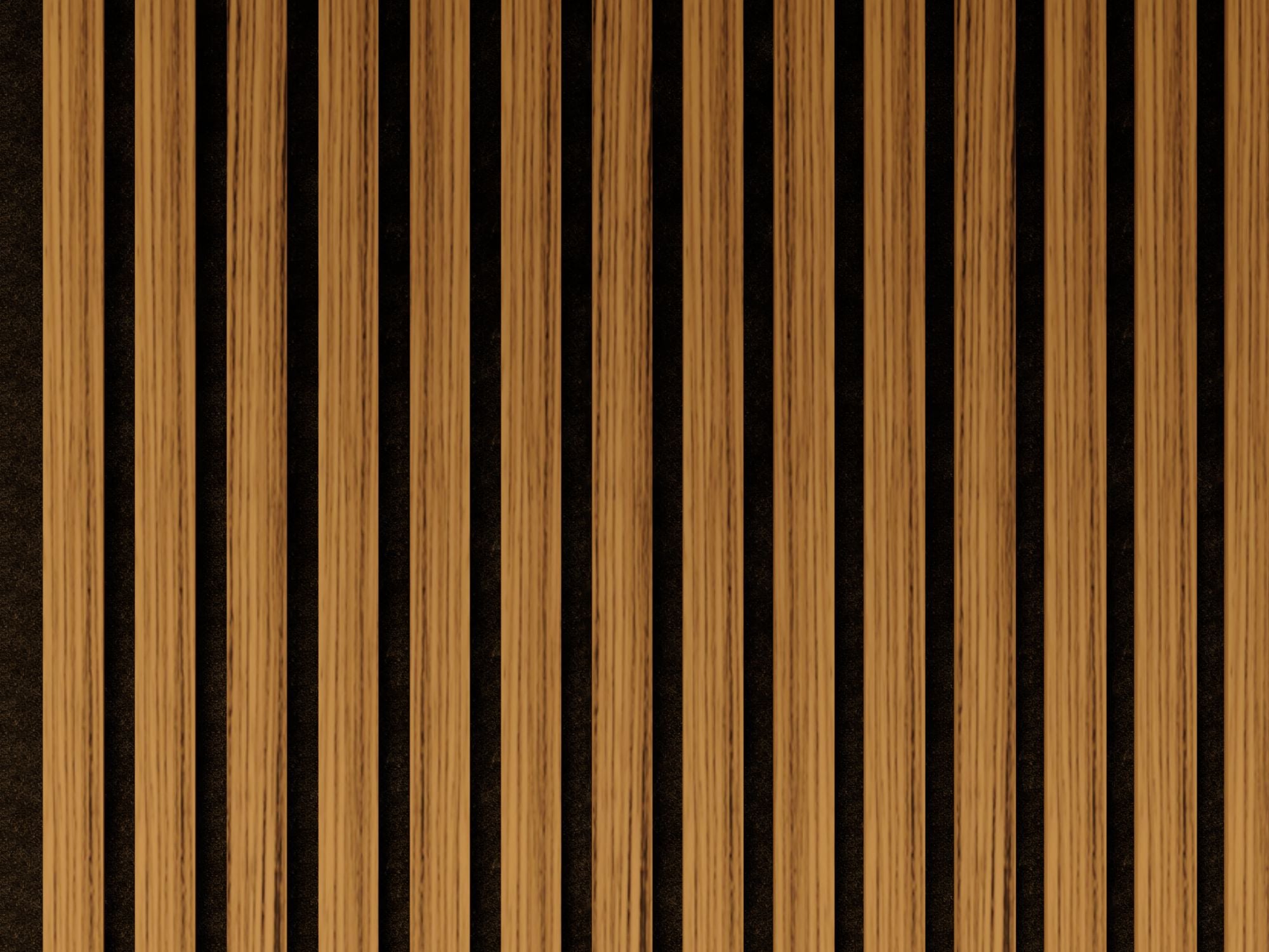 Chêne Zebrano | Élégant | Panneau mural acoustique