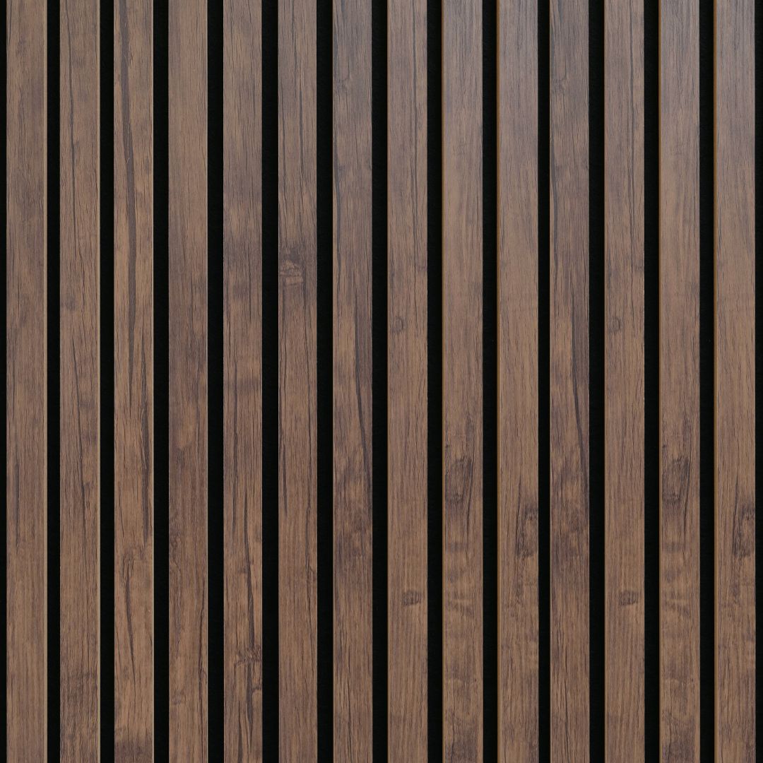 Panneau mural acoustique en noyer antique | ECO