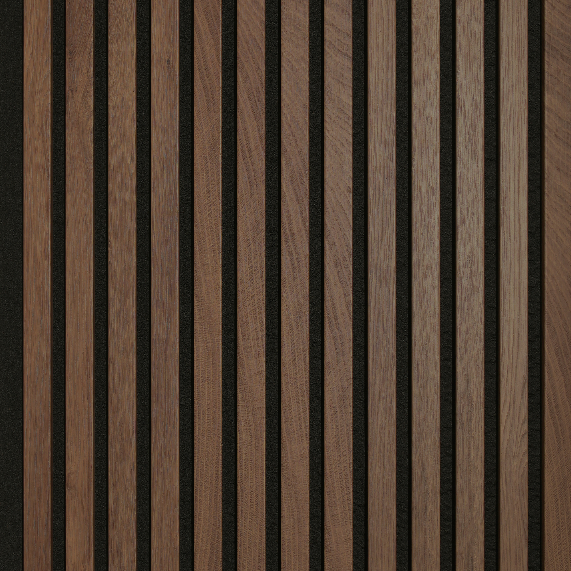 Chêne foncé | Premium | Panneau mural acoustique