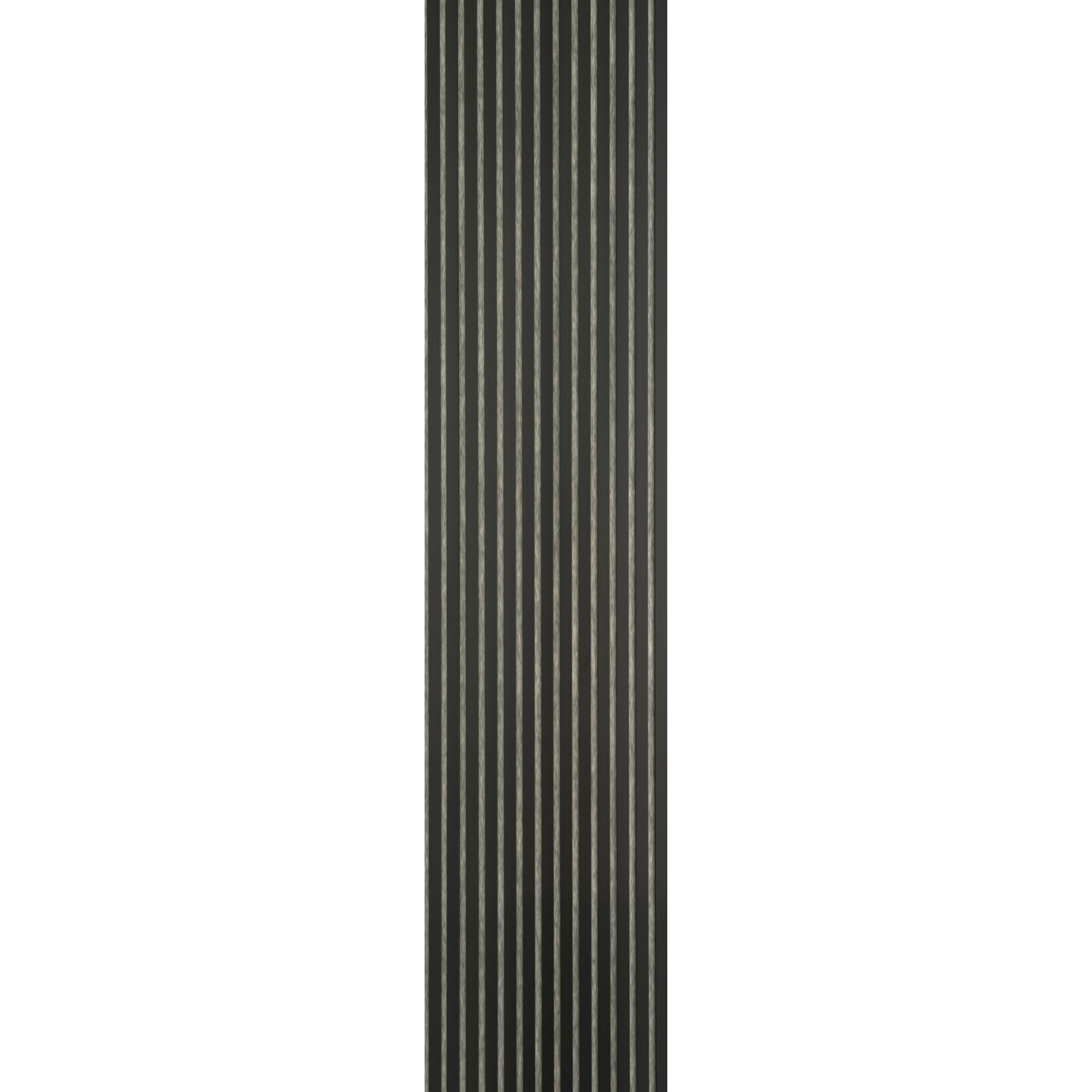 Noir mat (feutre gris) | Premium | Panneau mural acoustique