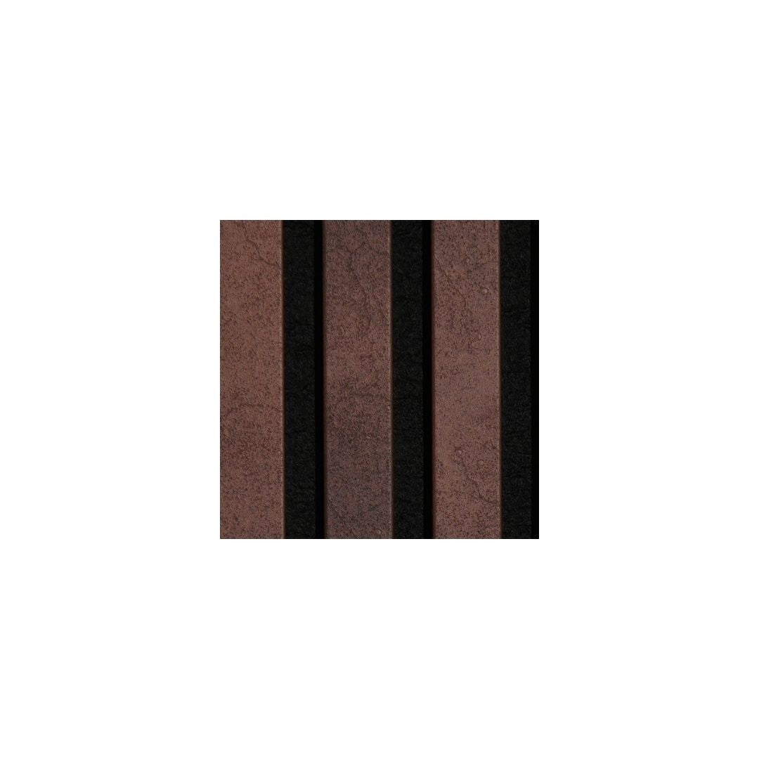 Staal akoestisch wandpaneel – Bronsoxide