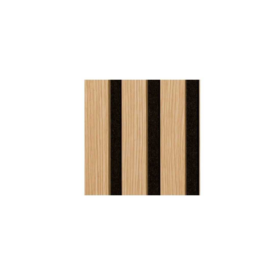 Staal akoestisch wandpaneel – Natuurlijk eiken