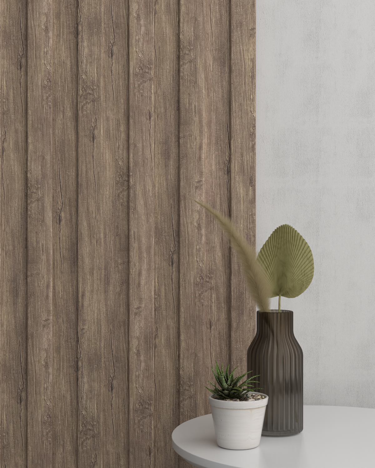 Antic Walnut WP01 3D Wall Panel – Wide Slat