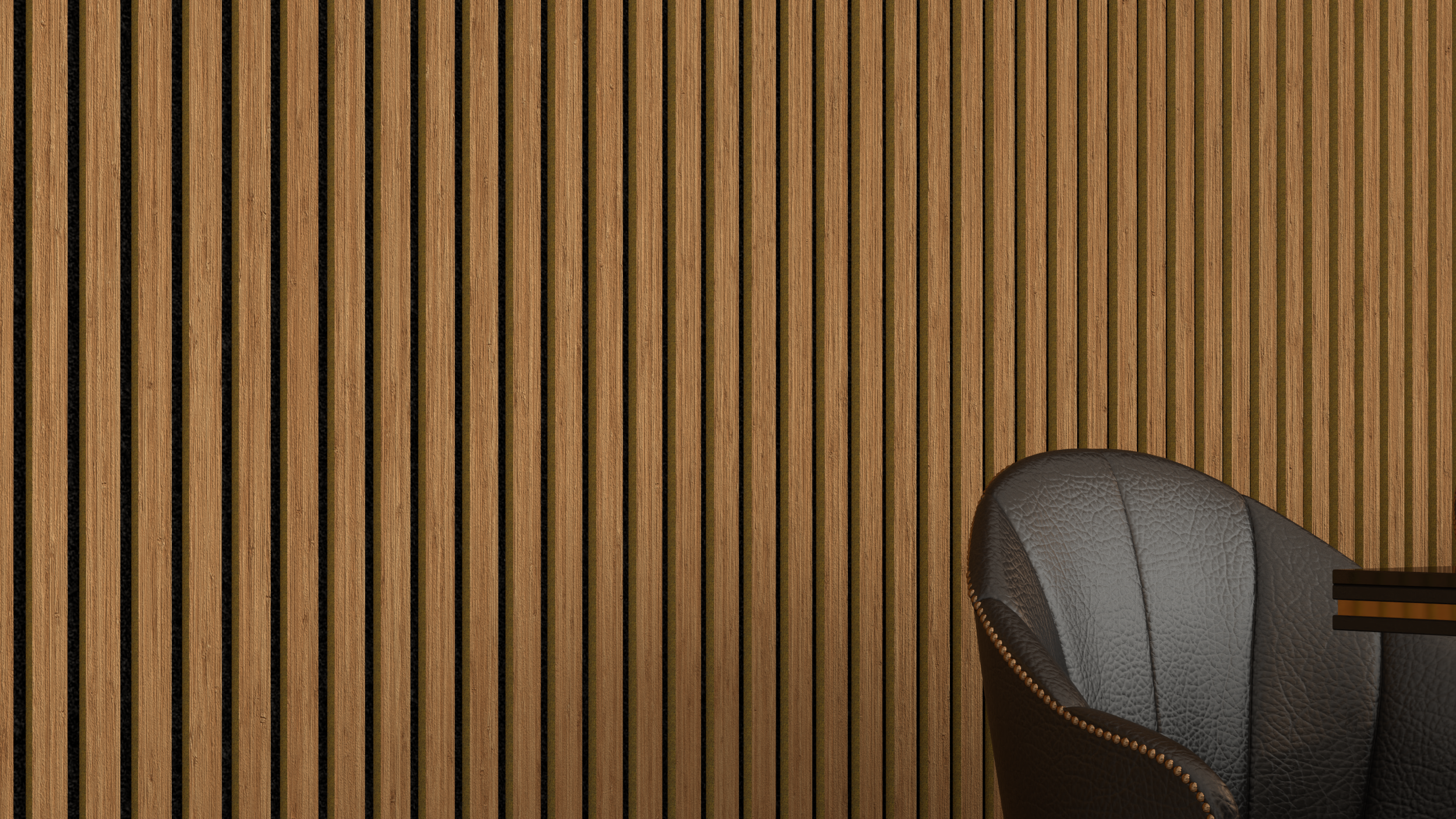 Panneau mural acoustique en bambou classique | ECO