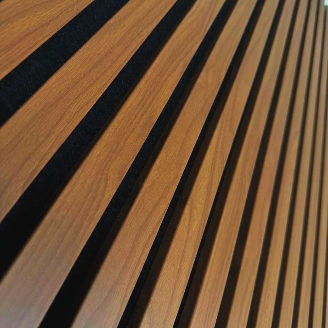 Noyer classique | Élégant | Panneau mural acoustique