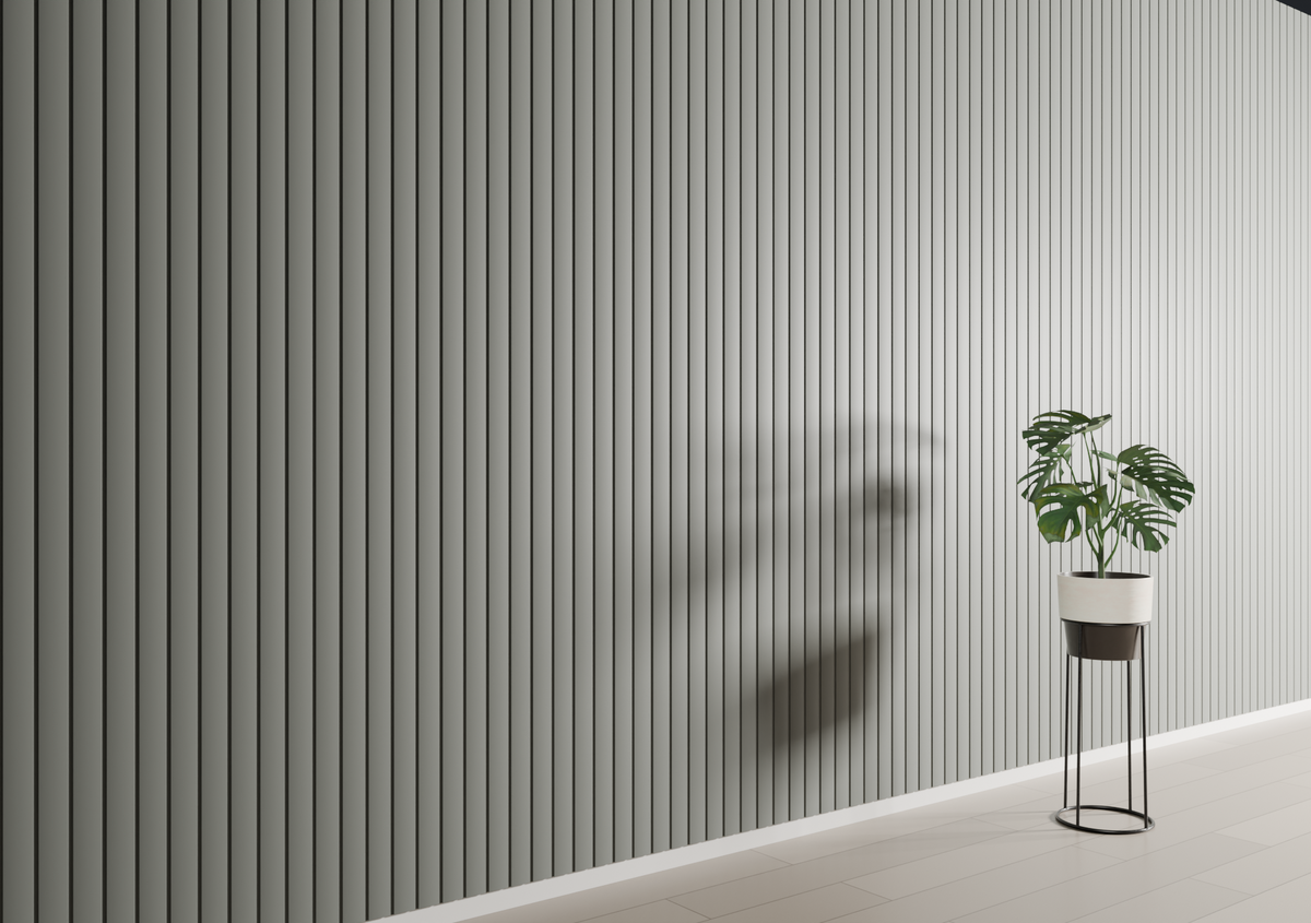 Dark Gray WP15 3D Wall Panel – Inline Wide