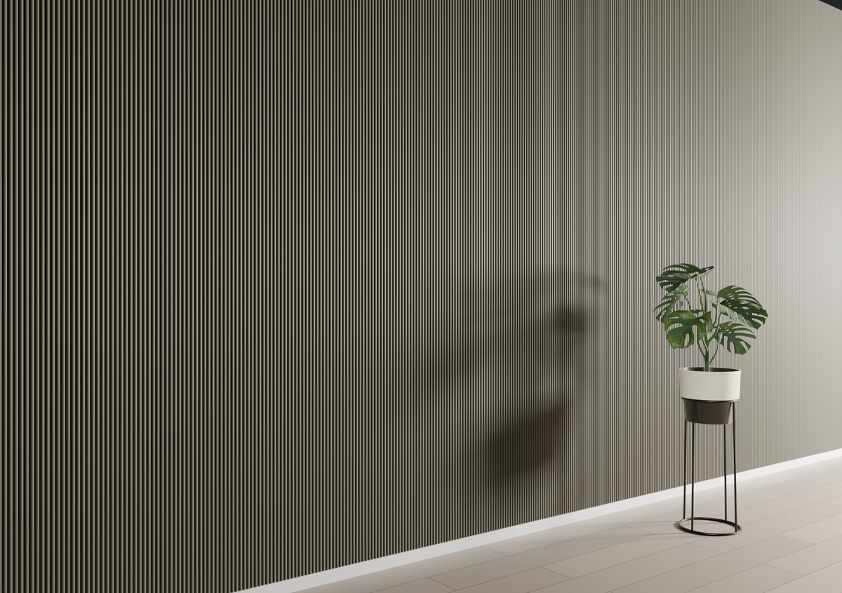 Gray SWP05 3D Wall Panel – Scallop
