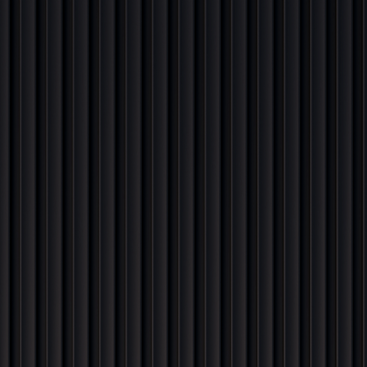 Matte Black WP04 3D Wall Panel – Dished Slat