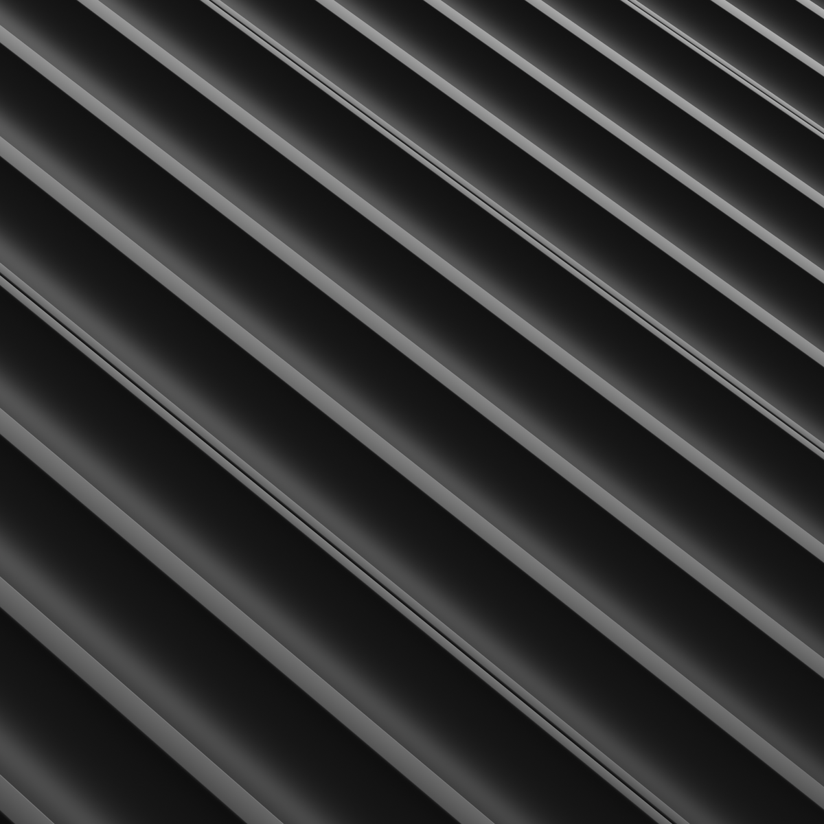 Matte Black WP08 3D Wall Panel – Round Flute