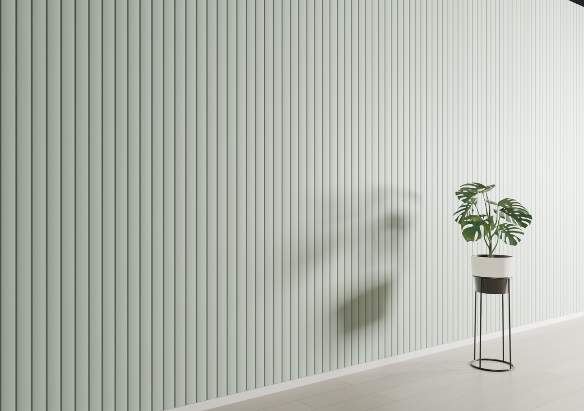 Panneau mural 3D WP15 vert doux – inline large