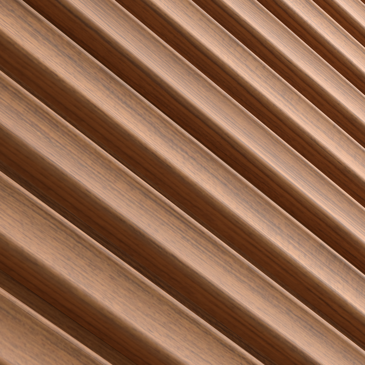 Teak WP04 3D Wall Panel – Dished Slat