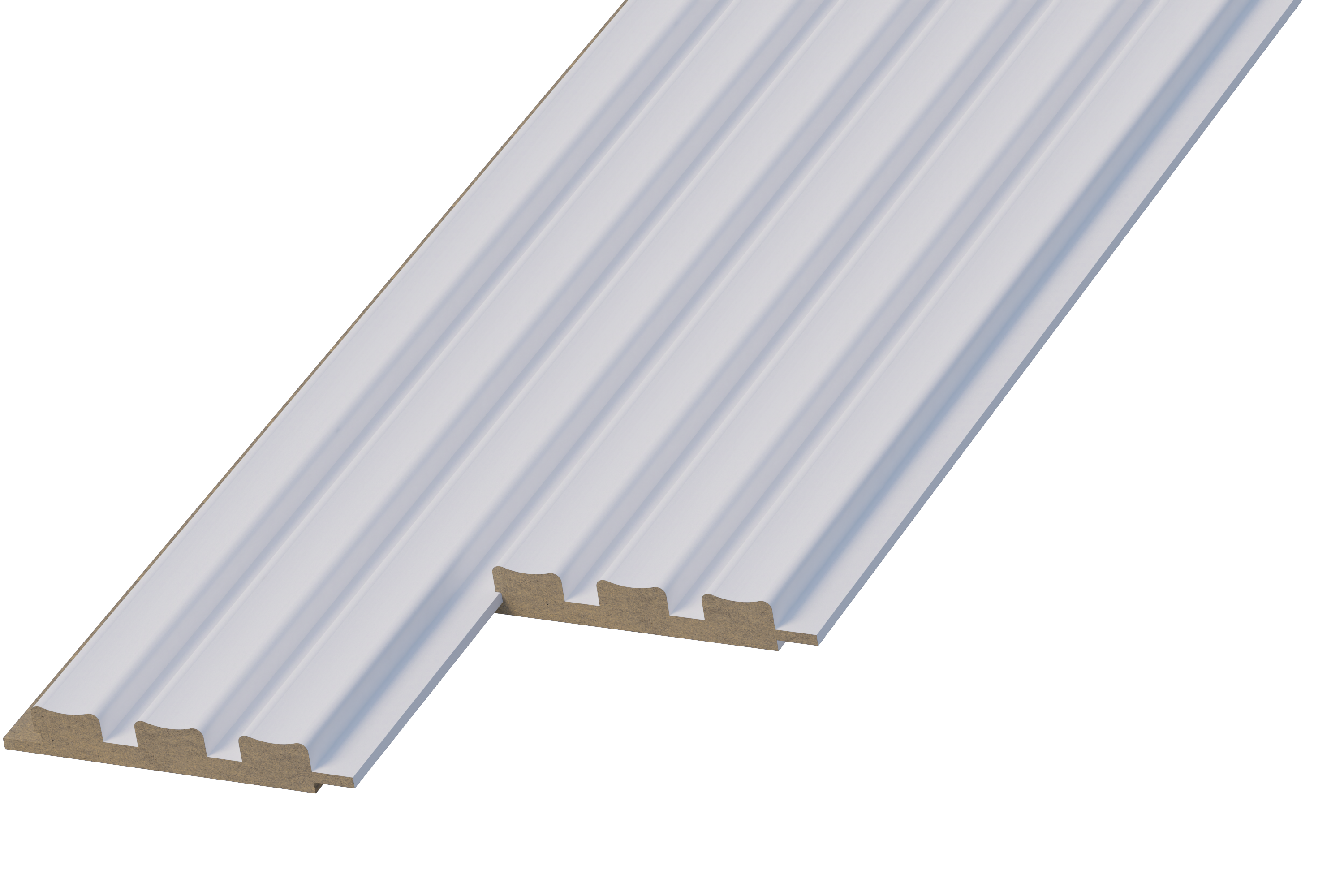 Soft White | WP04 | 3D Wall Panel