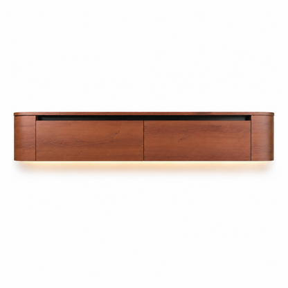 Japandi TV Unit | Bronze Oak