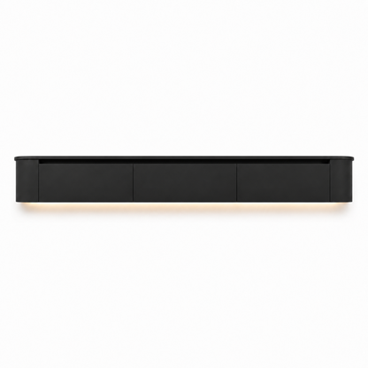 Japandi TV Unit | Matte Black