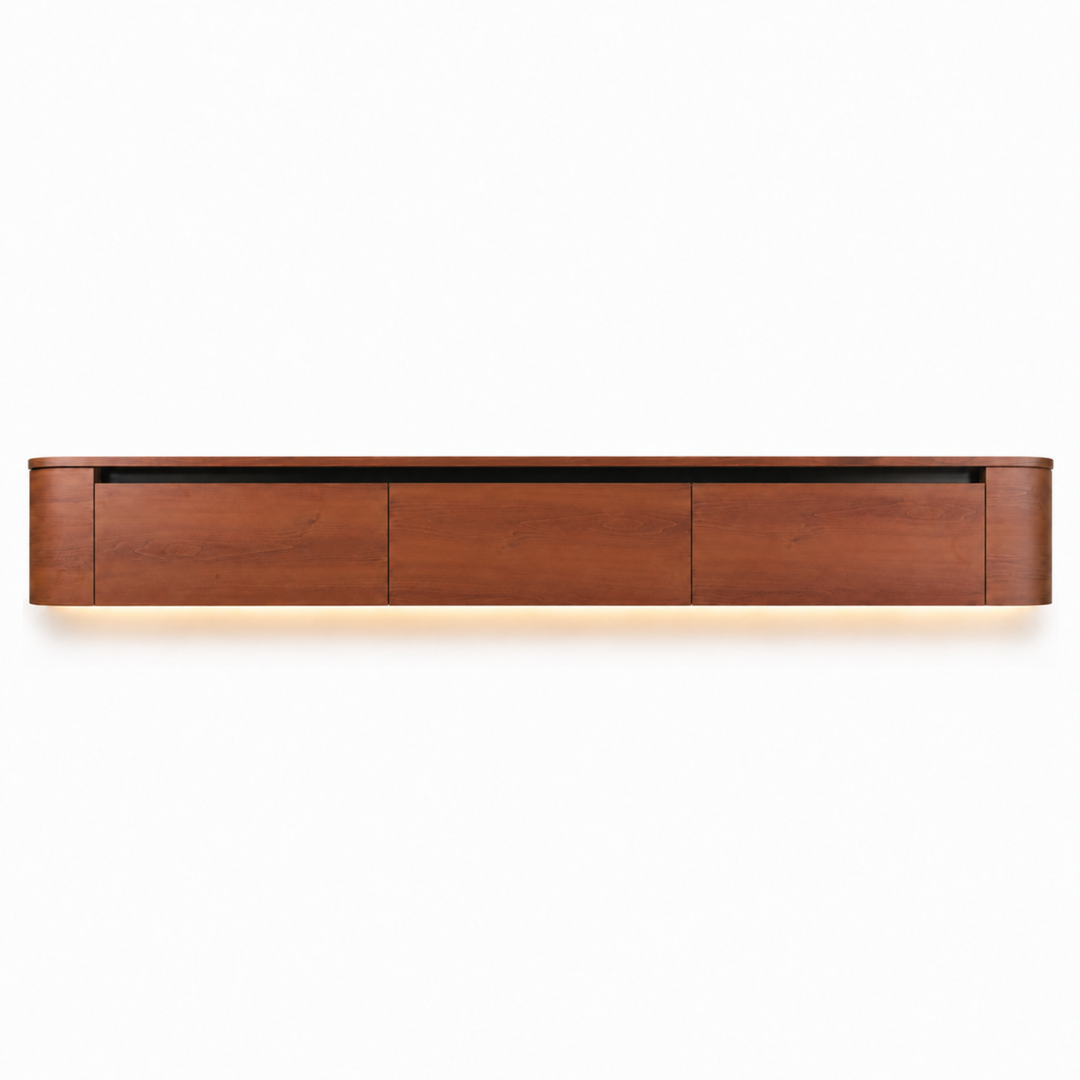 Japandi TV Furniture | Bronze Oak