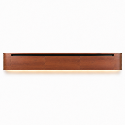 Japandi TV Unit | Bronze Oak