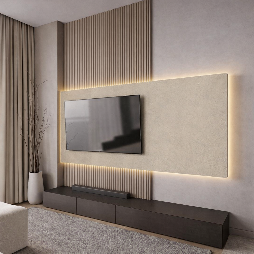 Beige Concrete-Look | Decorative Panel