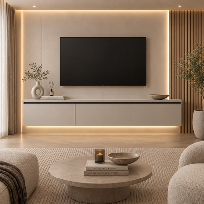 Lumora TV Unit | Mocha Brown