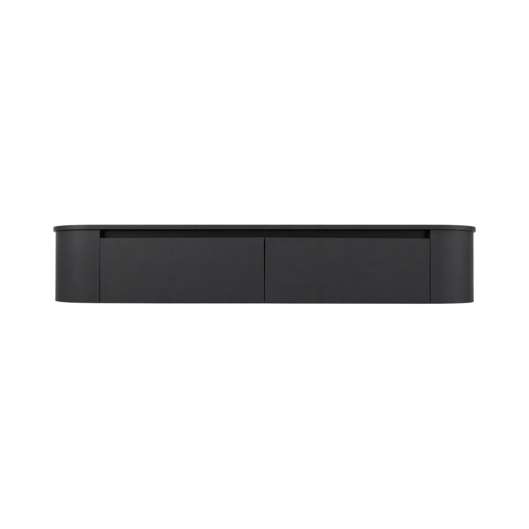 Japandi TV Furniture | Matte Black
