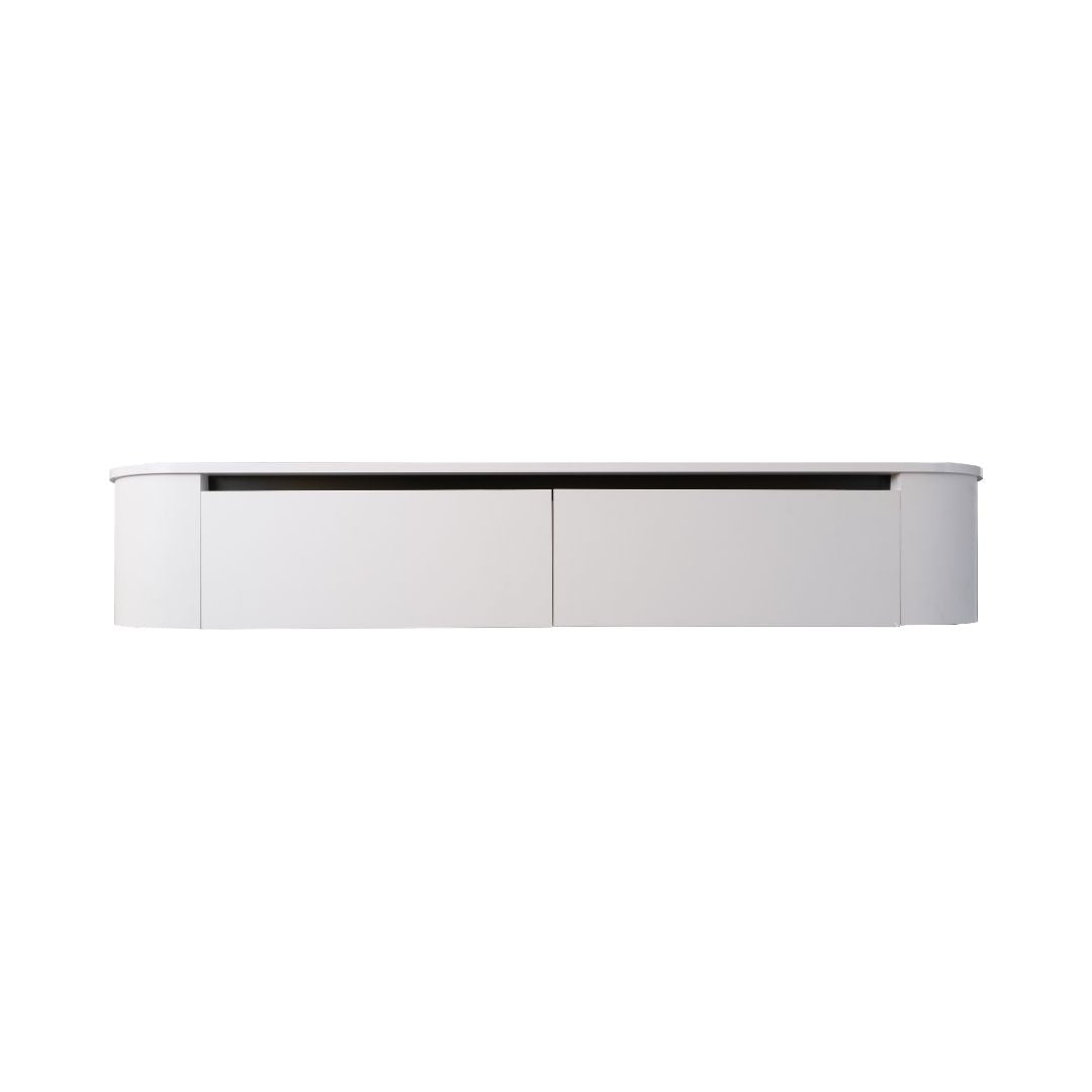Japandi TV Furniture | Soft White