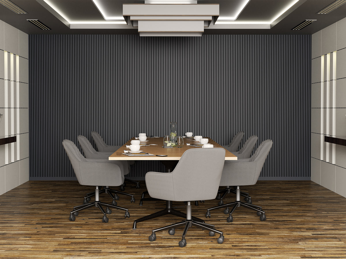 Panneau mural acoustique anthracite
