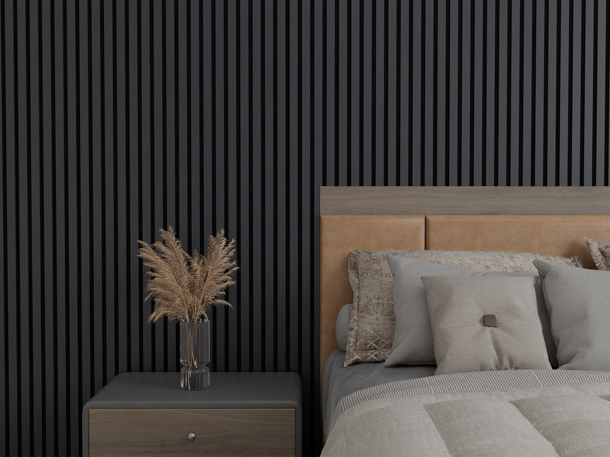 Panneau mural acoustique anthracite