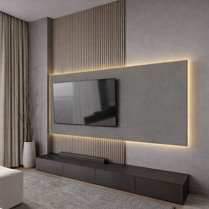 Antraciet betonlook decoratief paneel – Cleaf®