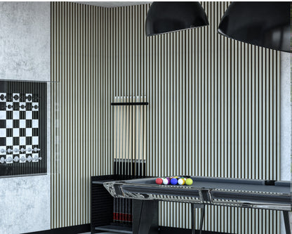 Gray Line Bamboo |  Essential | Acoustic Wall Panel