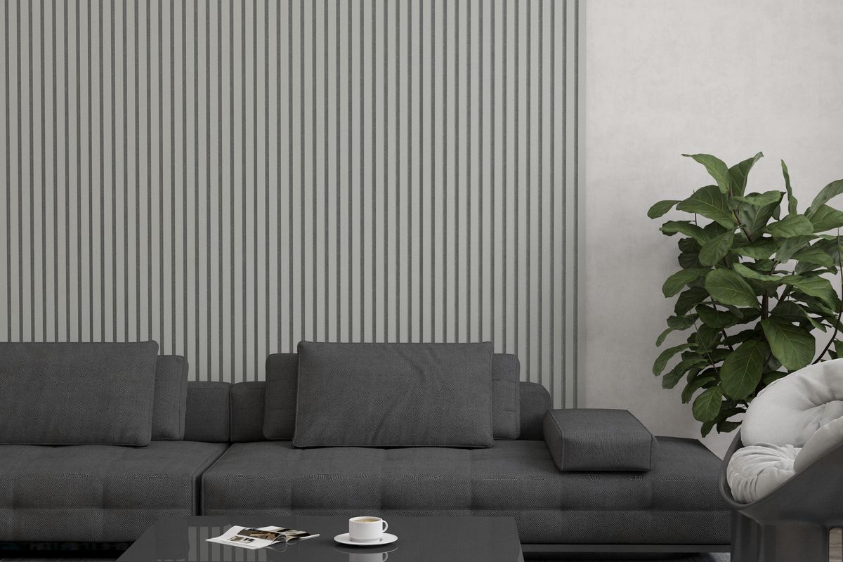 Panneau mural acoustique beige – feutre gris