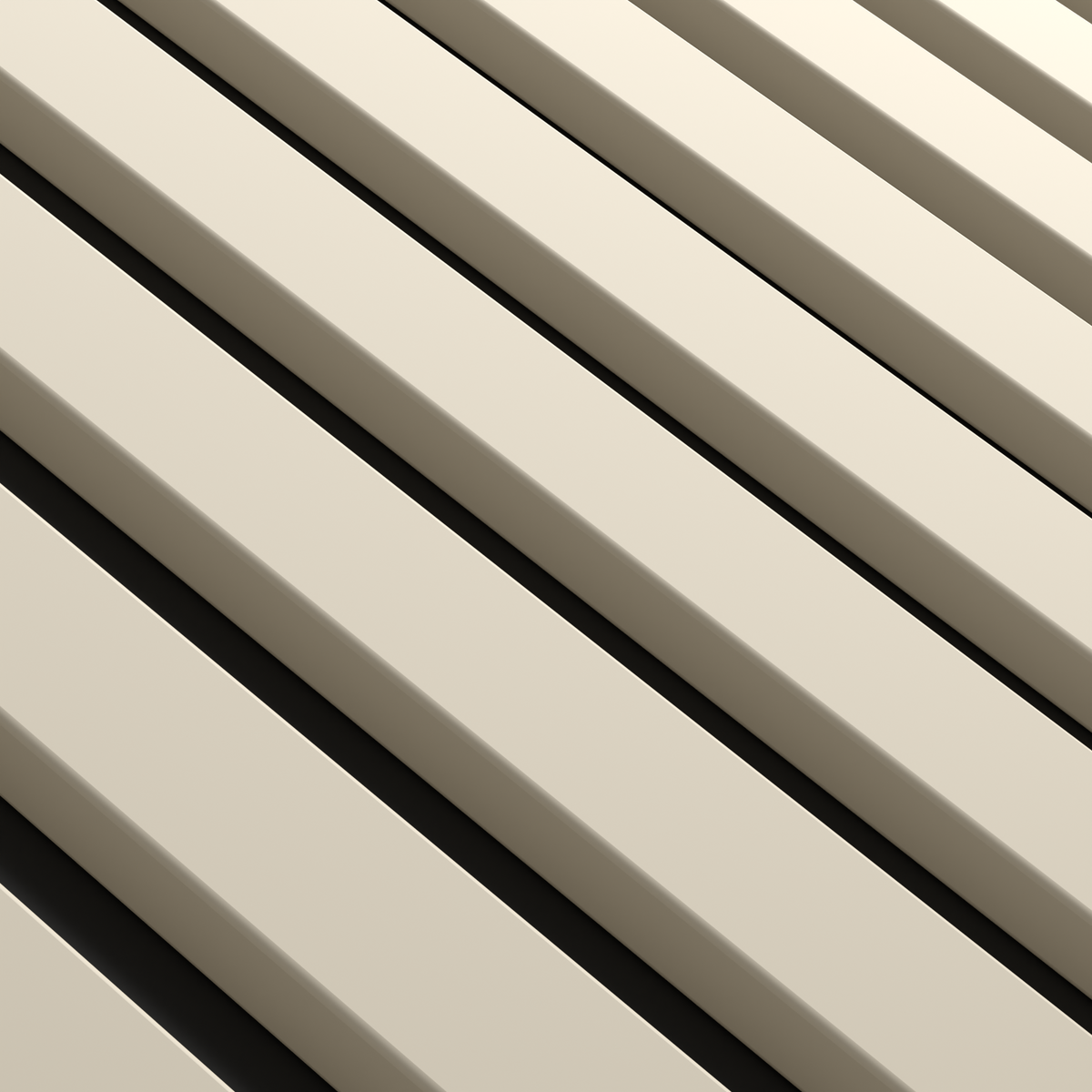 Beige MDF Latt-wandpaneel