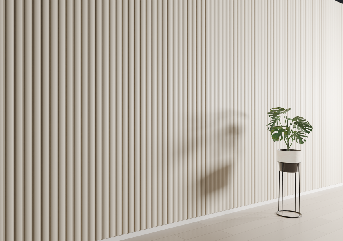 Panneau mural 3D WP06 beige – arche douce
