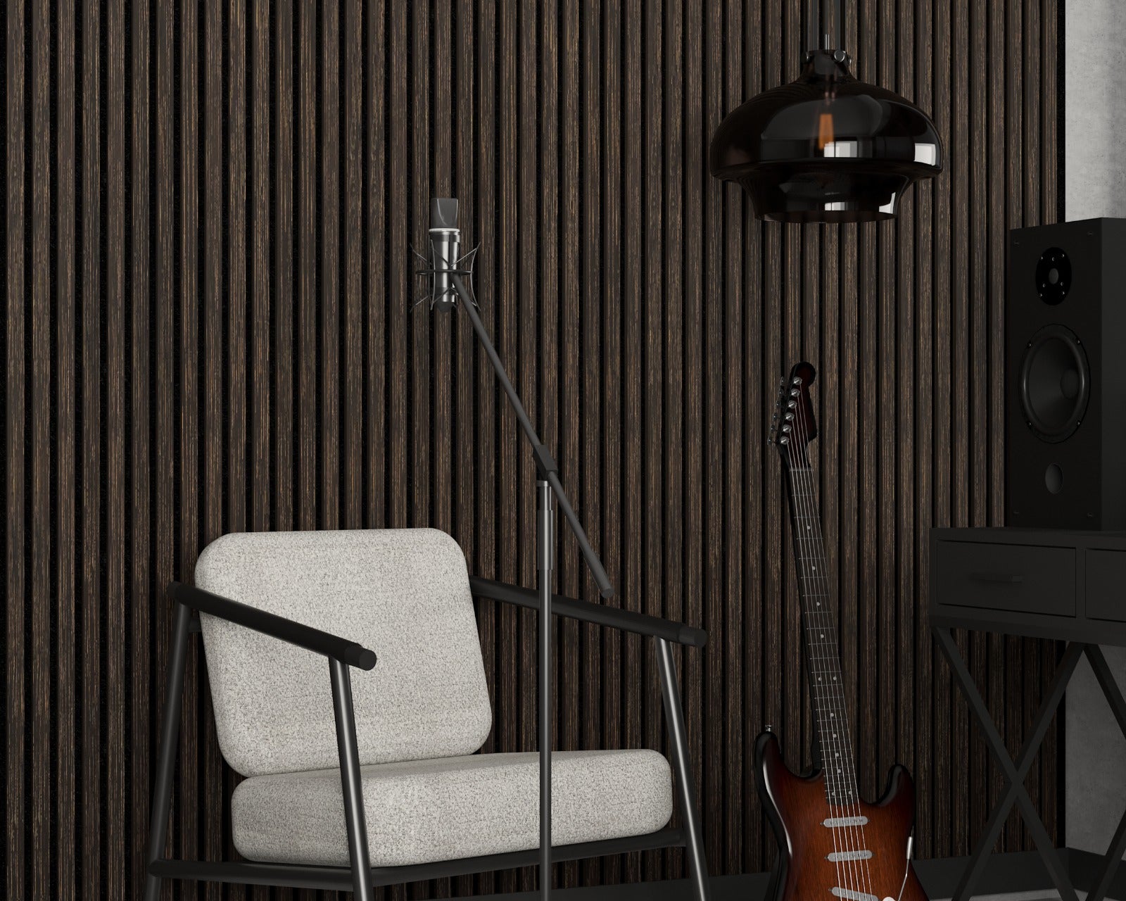 Brown Teak | Acoustic Wall Panel