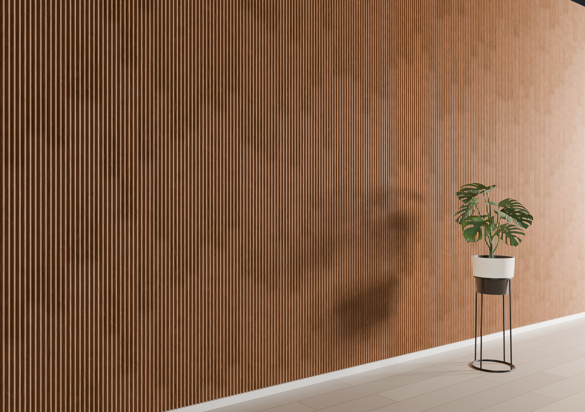 Classic Chestnut WP08 3D Wall Panel – Round Flute