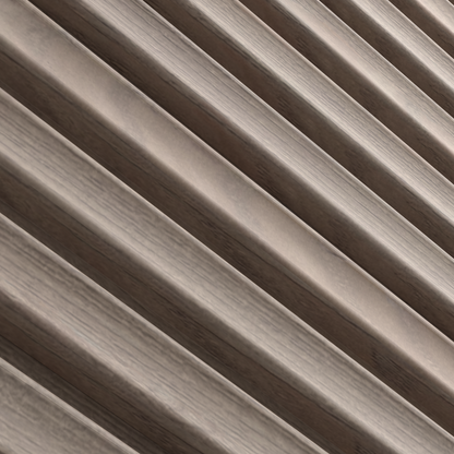 Gray Oak WP04 3D Wall Panel – Dished Slat