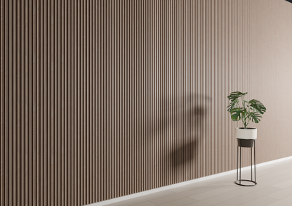 Gray Oak WP04 3D Wall Panel – Dished Slat