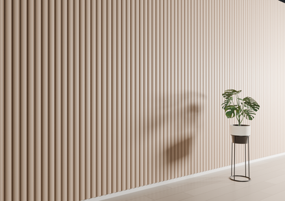 Panneau mural 3D WP06 brun clair – arche douce