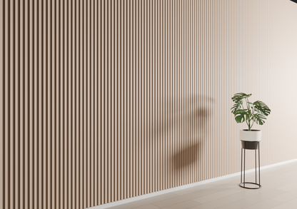 Panneau mural 3D WP08A brun clair – gorge large