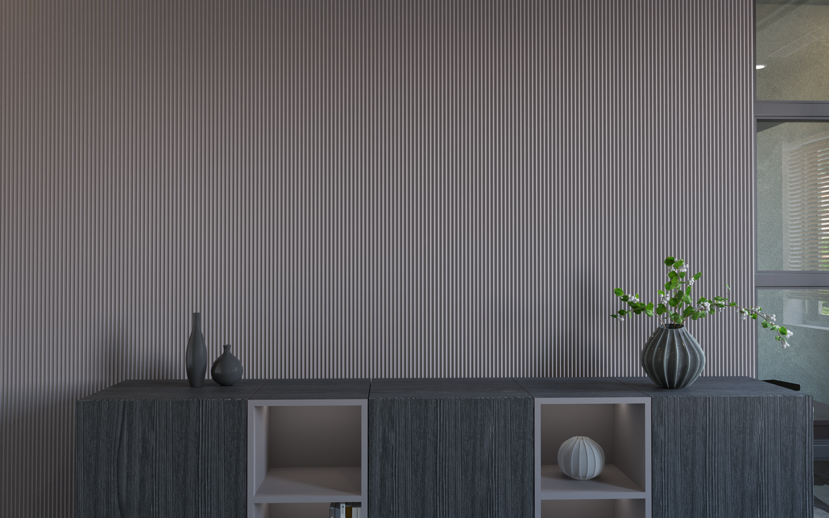 Panneau mural 3D WP10 brun clair – pic fin