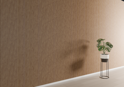Licht eiken WP10 3D-wandpaneel – fijne piek
