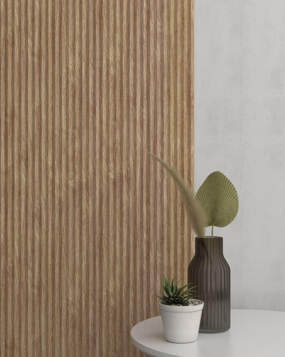 Licht eiken WP10 3D-wandpaneel – fijne piek