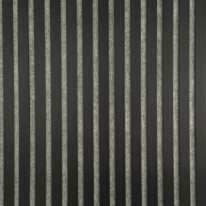 Matte Black Acoustic Wall Panel – Gray Felt