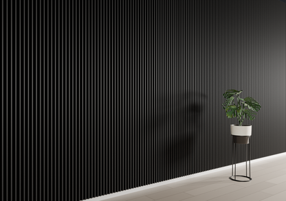 Panneau mural 3D WP09 noir mat – arche