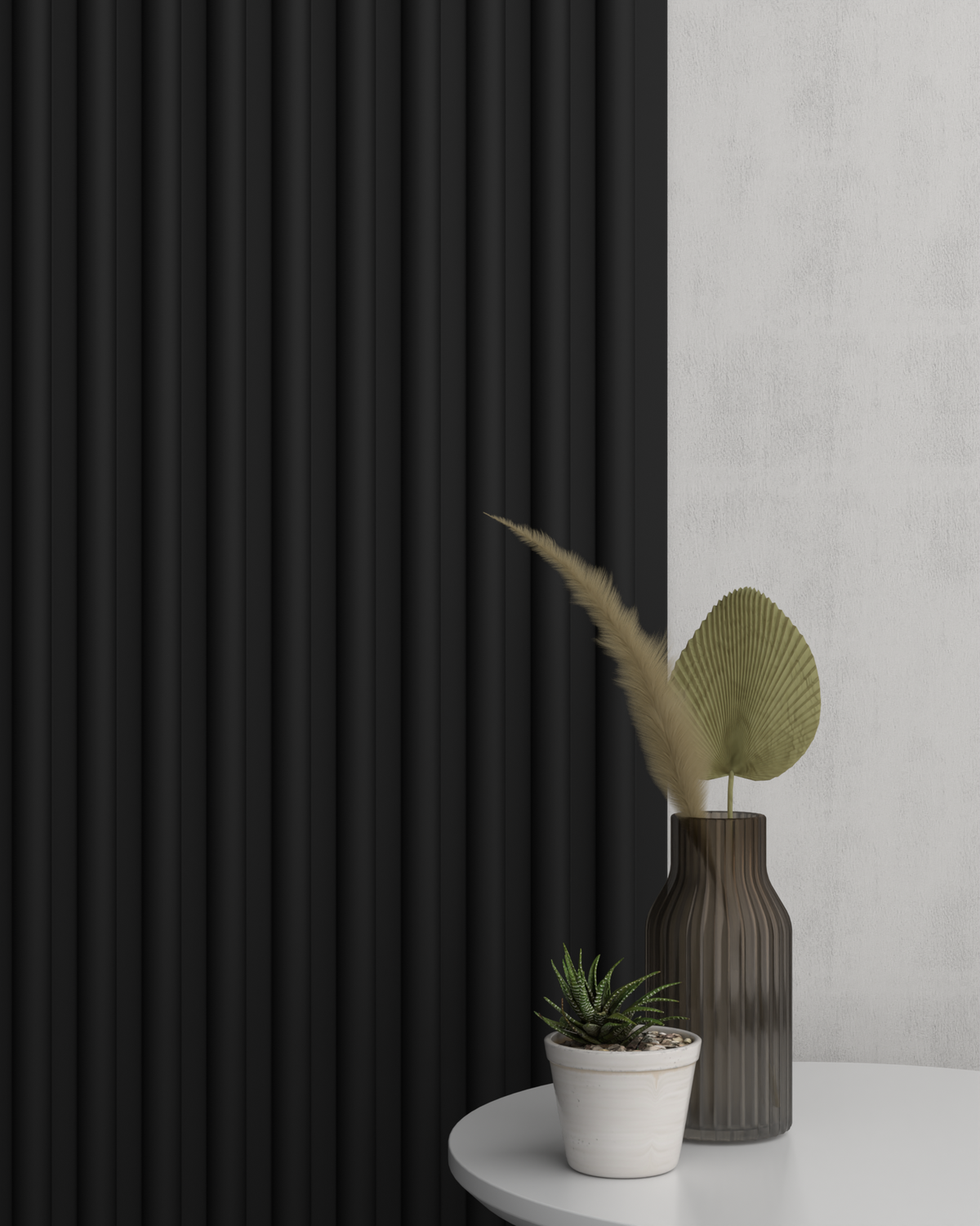 Matte Black WP09 3D Wall Panel – Arch
