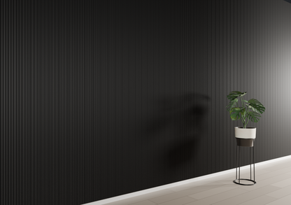 Panneau mural 3D WP10 noir mat – pic fin