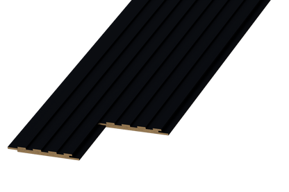 Matte Black WP12 3D Wall Panel – Inline