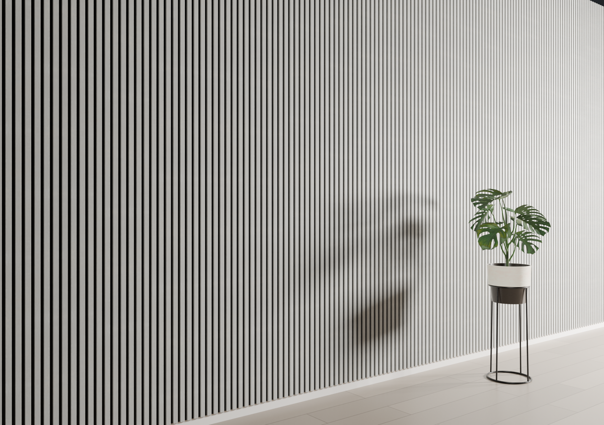 Silver Oak MDF Latt Wall Panel