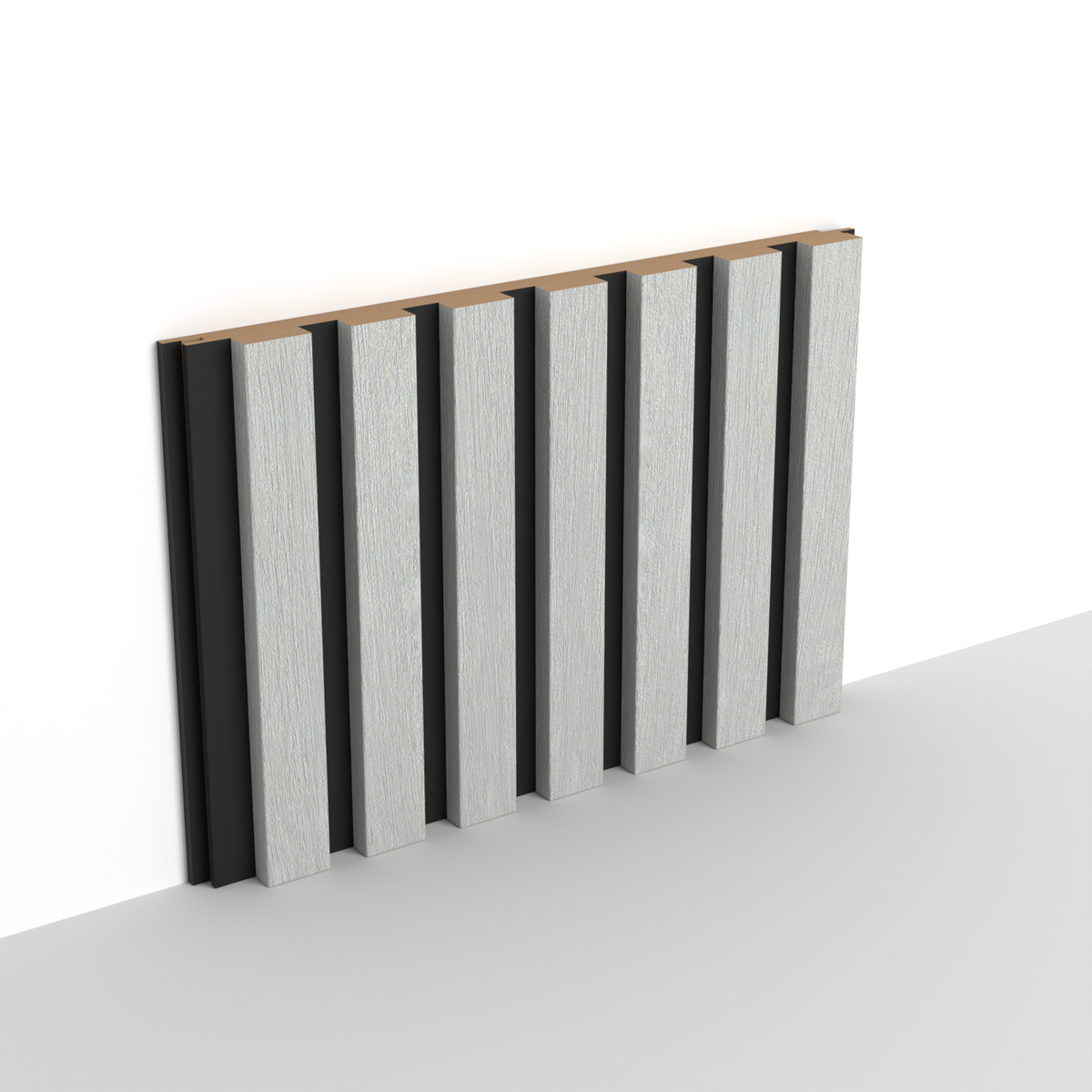 Silver Oak MDF Latt Wall Panel